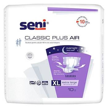 SENI CLASSIC Air X-Large Plus SENI CLASSIC Air X-Large Plus, 10 bucati