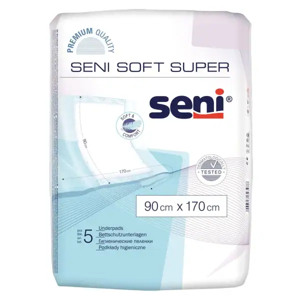 SENI Soft Super Paturele 60cm/90cm SENI Soft Super Paturele 60cm/90cm, 5buc