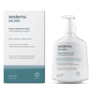 SESDERMA Crema pentru curatarea tenului gras Salises, 300 ml