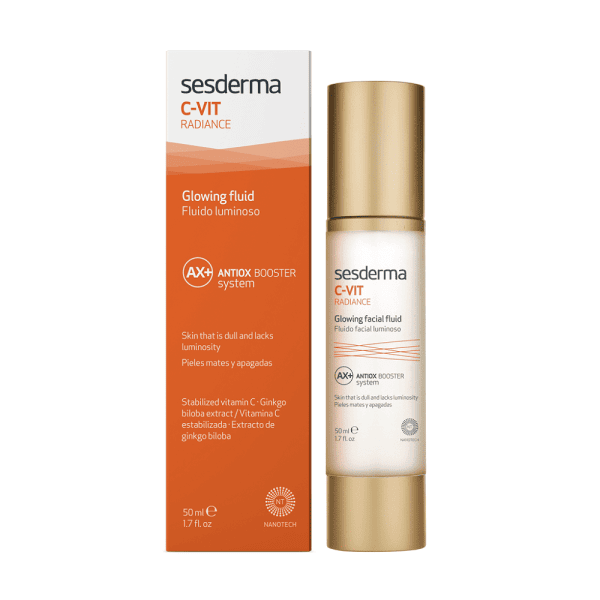 SESDERMA Fluid pentru luminozitatea tenului C-Vit Radiance, 50 ml