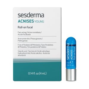 SESDERMA Roll-on focal pentru ten predispus la acnee Acnises Young, 4 ml