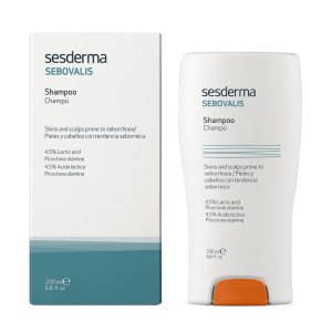 SESDERMA Sampon-tratament pentru par cu tendinta seboreica Sebovalis, 200 ml
