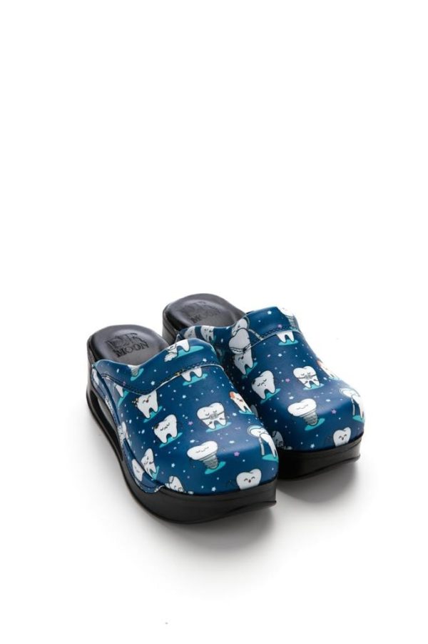 Saboti Piele Talpa AirMax Model Albastru Dintisori, Marimea 39
