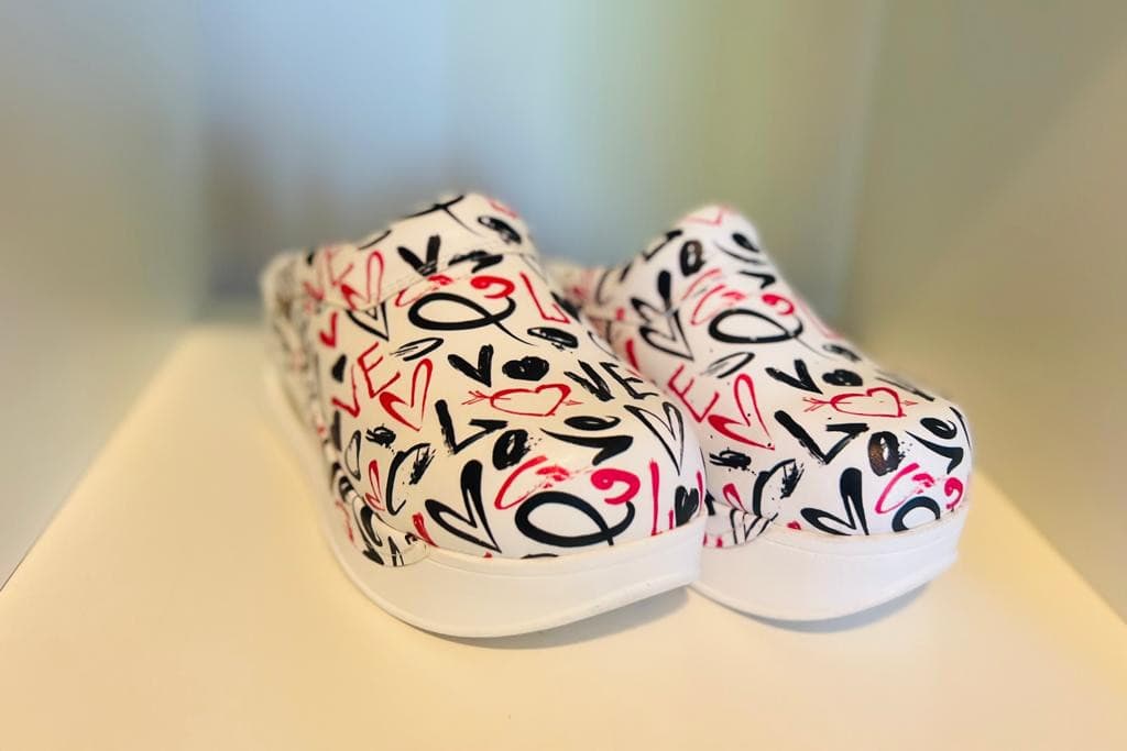 Saboti Piele Talpa AirMax Model Albi Love, Marimea 37