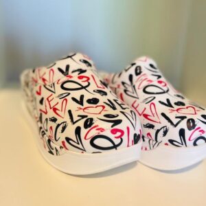Saboti Piele Talpa AirMax Model Albi Love, Marimea 39