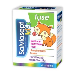 Salviasept Kids Tuse Salviasept Kids Tuse, 6 Acadele, Zdrovit