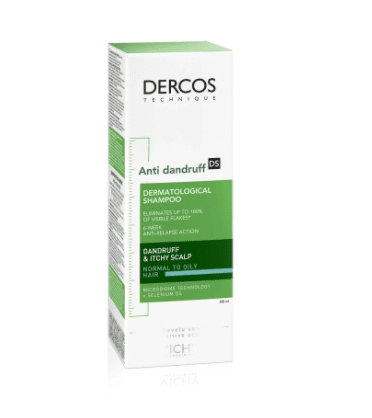 Sampon anti-matreata pentru par normal-gras Dercos, 200 ml, Vichy