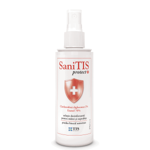 SaniTIS Protect – Solutie dezinfectanta pentru maini si suprafete SaniTIS Protect – Solutie dezinfectanta pentru maini si suprafete, 110 ml