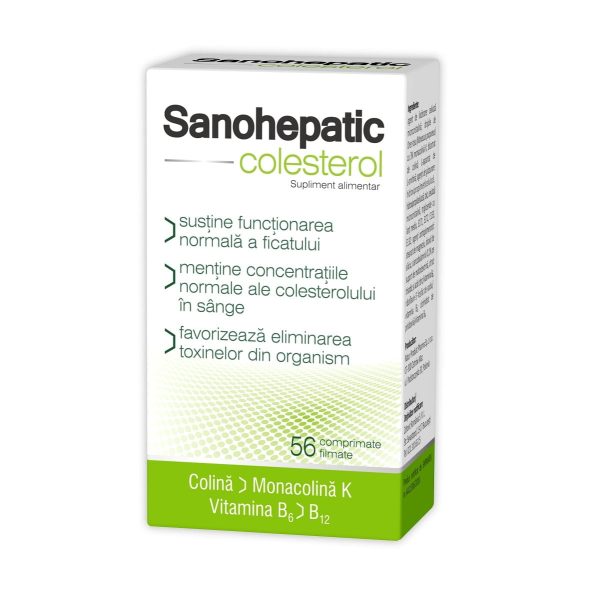 Sanohepatic Colesterol Sanohepatic Colesterol, 56 comprimate, Zdrovit