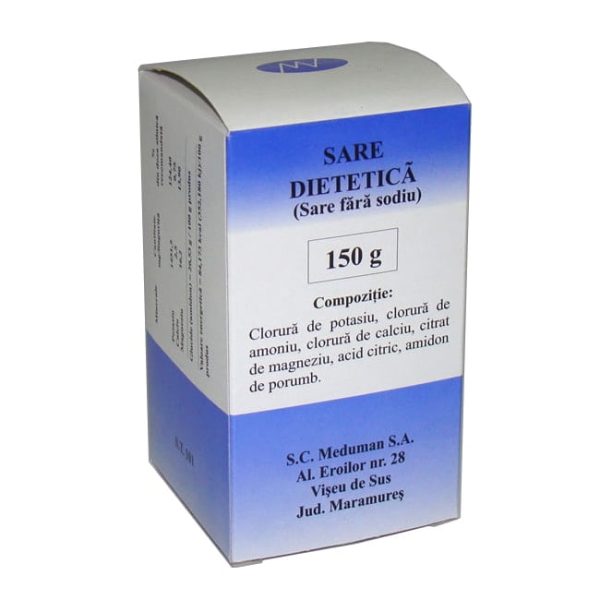 Sare dietetica Sare dietetica, 150 g, Meduman