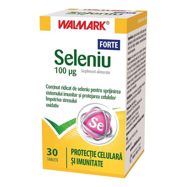 Seleniu Forte 100mcg, 30 tablete, Walmark
