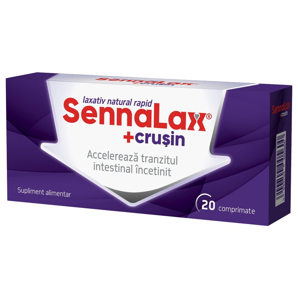 SennaLax plus Crusin, 20 comprimate , Biofarm
