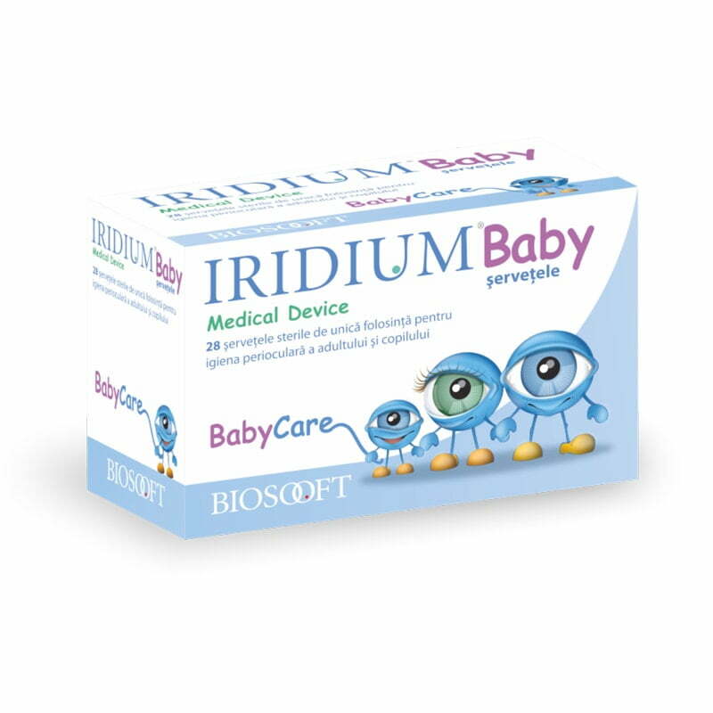 Servetele sterile Iridium Baby Servetele sterile Iridium Baby, 28 bucati, Bio Soft Italia