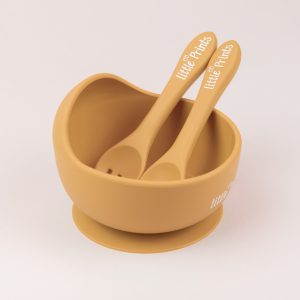 Set Bol Tacamuri Silicon Mustar Set Bol Tacamuri Silicon Mustar, 1 buc, Little Prints