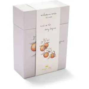 Set carduri reversibile de tip milestone din lemn pentru poze bebelusi Konges Slojd - O28995 - Konges Slojd Set carduri reversibile de tip milestone din lemn pentru poze bebelusi Konges Slojd