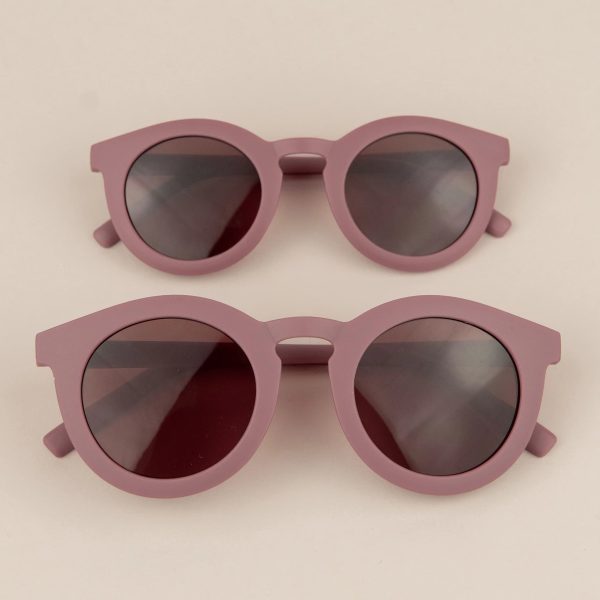 Set ochelari de soare Mom & Me - Cloudy Mouve, 2 buc, Little Prints