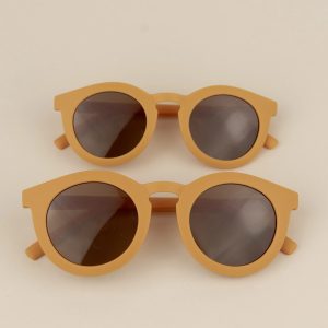 Set ochelari de soare Mom & Me - Mustar, 2 buc, Little Prints