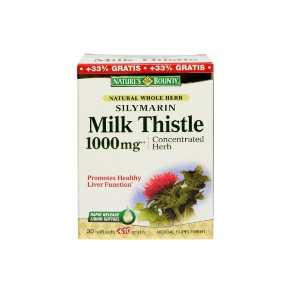 Silimarina Milk Thistle, 30 capsule  10 capsule cadou,  Walmark