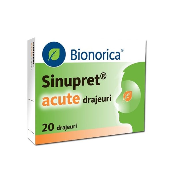 Sinupret Acute Sinupret Acute, 20 drajeuri, Bionorica
