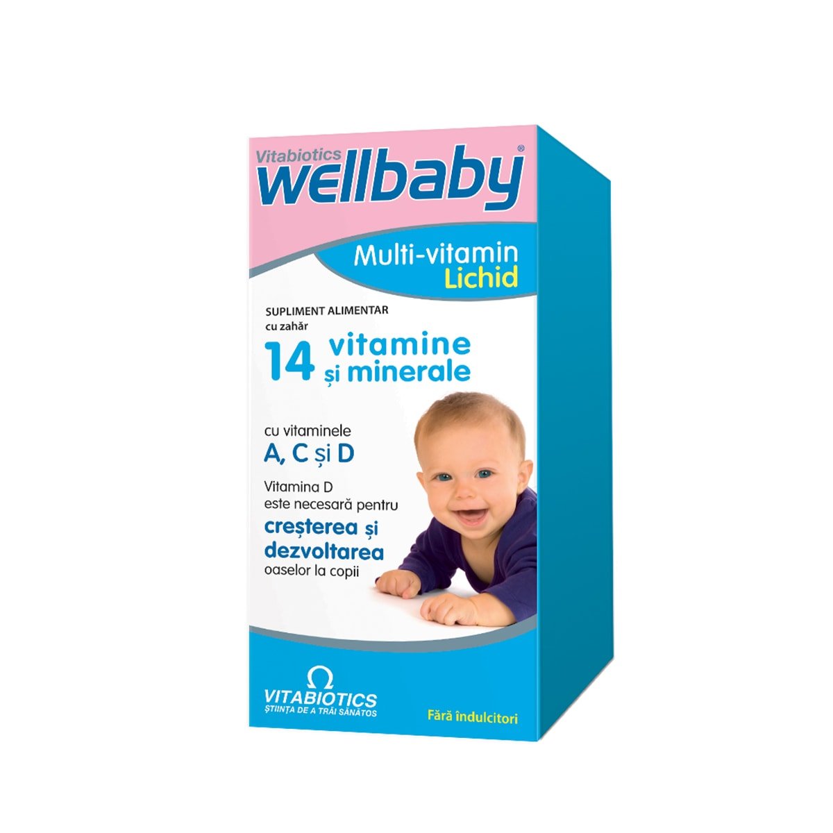 Sirop cu 14 vitamine si minerale WellBaby Sirop cu 14 vitamine si minerale WellBaby, 150 ml, Vitabiotics