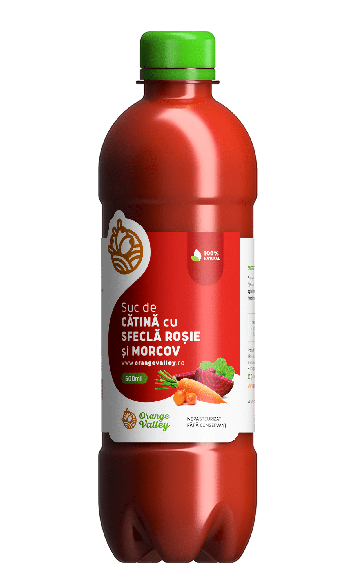 Sirop de Catina cu Sfecla, 500 ml ,Orange Valley