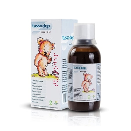 Sirop de tuse pentru copii tussodep, 150 ml, Dr. Phyto