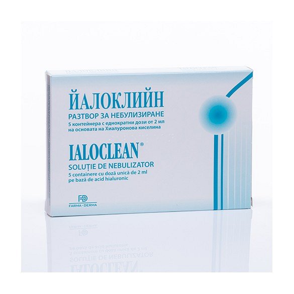Solutie de nebulizare sterila Ialoclean, 5 monodoze, Farma-Derma