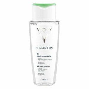 Solutie micelara 3 in 1 pentru tenul sensibil cu imperfectiuni Normaderm Solutie micelara 3 in 1 pentru tenul sensibil cu imperfectiuni Normaderm, 200 ml, Vichy