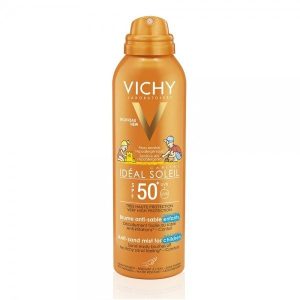 Spray cu protectie solara pentru copii Tehnologie Anti-Sand SPF 50 Ideal Soleil, 200 ml, Vichy