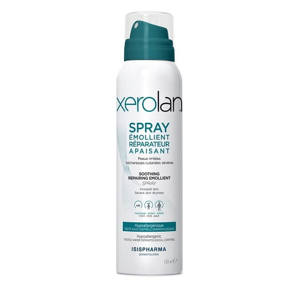 Spray emolient reparator pentru pielea fragila Xerolan, 150 ml, Isispharma