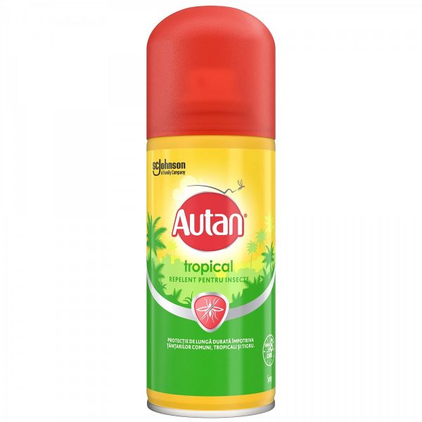 Spray impotriva tantarilor Tropical Spray impotriva tantarilor Tropical, 100 ml, Autan