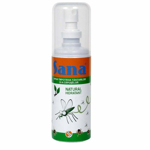 Spray impotriva tantarilor si capuselor Spray impotriva tantarilor si capuselor, 100 ml, Sana