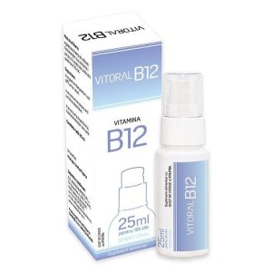 Spray oral pentru adulti Vitoral B12 Spray oral pentru adulti Vitoral B12, 25 ml, Vitalogic