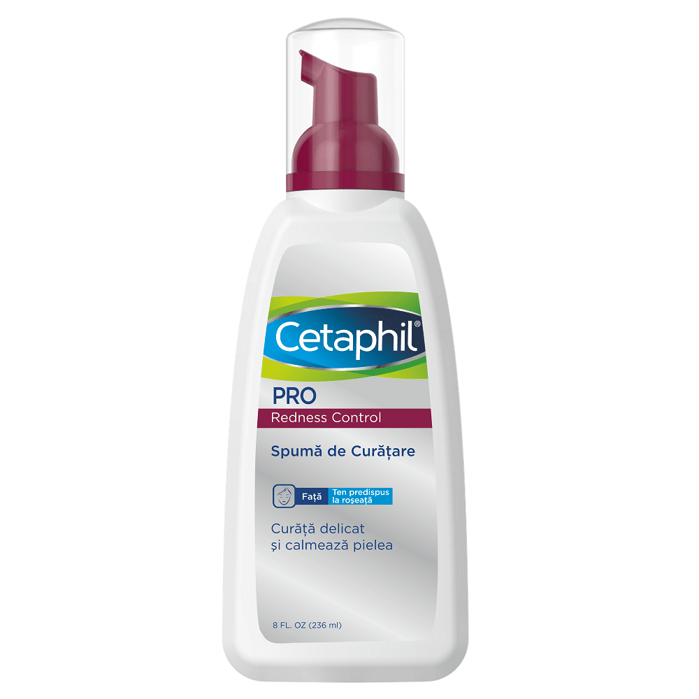 Spuma de curatare Cetaphil PRO Redness Control Spuma de curatare Cetaphil PRO Redness Control, 236 ml, Galderma