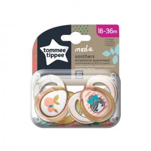 Suzeta Ortodontica Moda Desene Fete Suzeta Ortodontica Moda Desene Fete, TT0265-2, 18-36L, 2 buc, TOMMEE TIPPEE