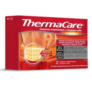 THERMACARE Comprese calde pentru partea inferioara a spatelui si sold, 2 bucati