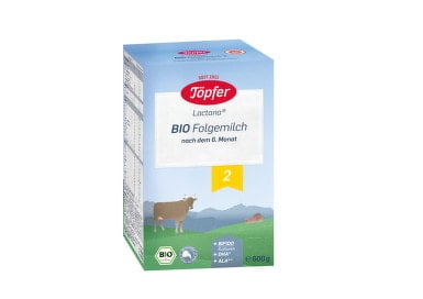 TOPFER Bio 2 lapte praf de la 6 luni, 600 g