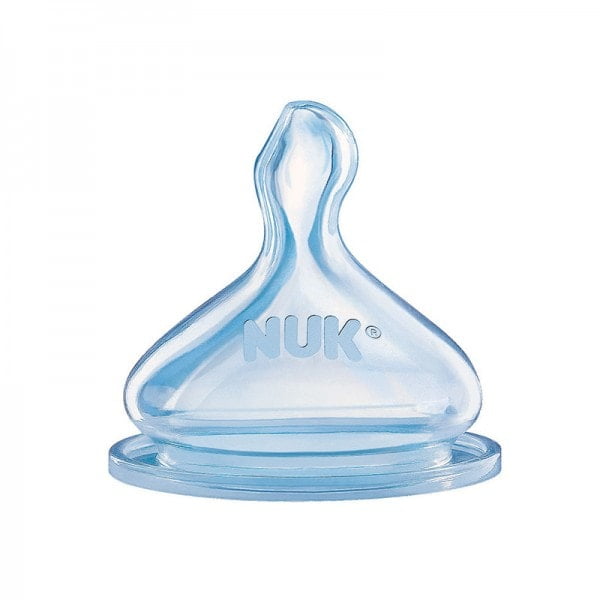 Tetina Nuk First Choice cu orificiu subtire nr 1, Silicon, 0-6 luni