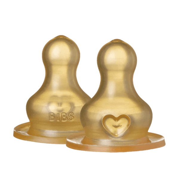 BIBS Tetine pentru sticla , 0L, Debit Mic, 2 buc