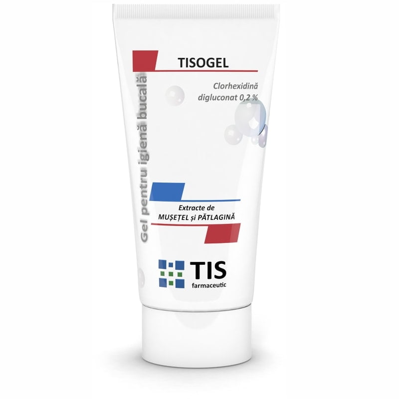 Tisogel gel pentru igiena bucala Tisogel gel pentru igiena bucala, 50 ml, Tis Farmaceutic
