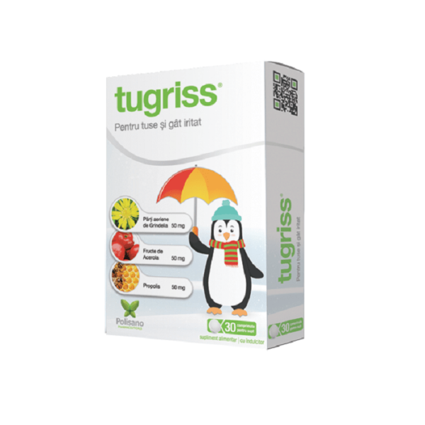 Tugriss Tugriss, 30 comprimate, Polisano Pharmaceuticals