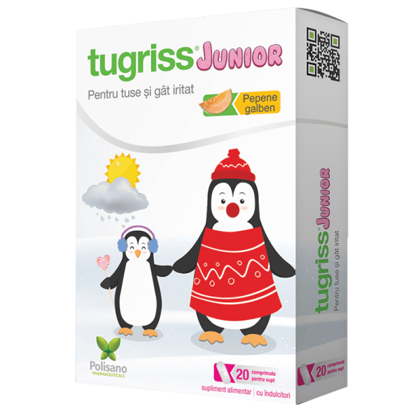 Tugriss Junior, 20 comprimate, Polisano Pharmaceuticals