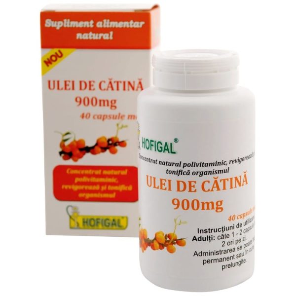 Ulei Catina 900 mg, 40 Capsule Moi, Hofigal