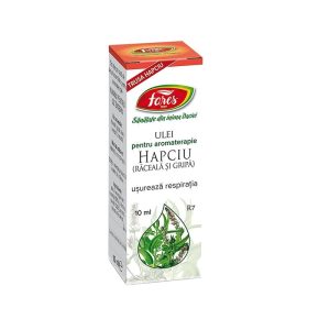 Ulei pentru aromoterapie Hapciu Usureaza Respiratia, R7, 10 ml, Fares