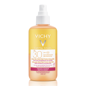 VICHY Apa de protectie solara antioxidanta cu SPF 30 Capital Soleil, 200 ml