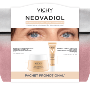 VICHY Pachet Neovadiol Substitutive Complex Crema Ten Normal uscat VICHY Pachet Neovadiol Substitutive Complex Crema Ten Normal uscat, 50 ml Crema Ochi si Buze, 15 ml
