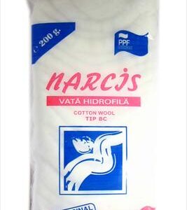 Vata hidrofila, 100 g, Narcis