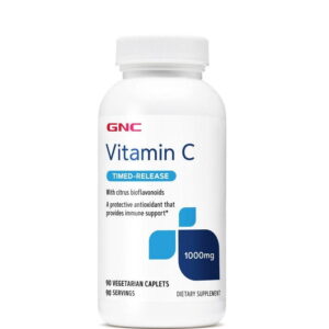 Vitamina C 1000 mg cu bioflavonoide, 90 tablete vegetale, GNC