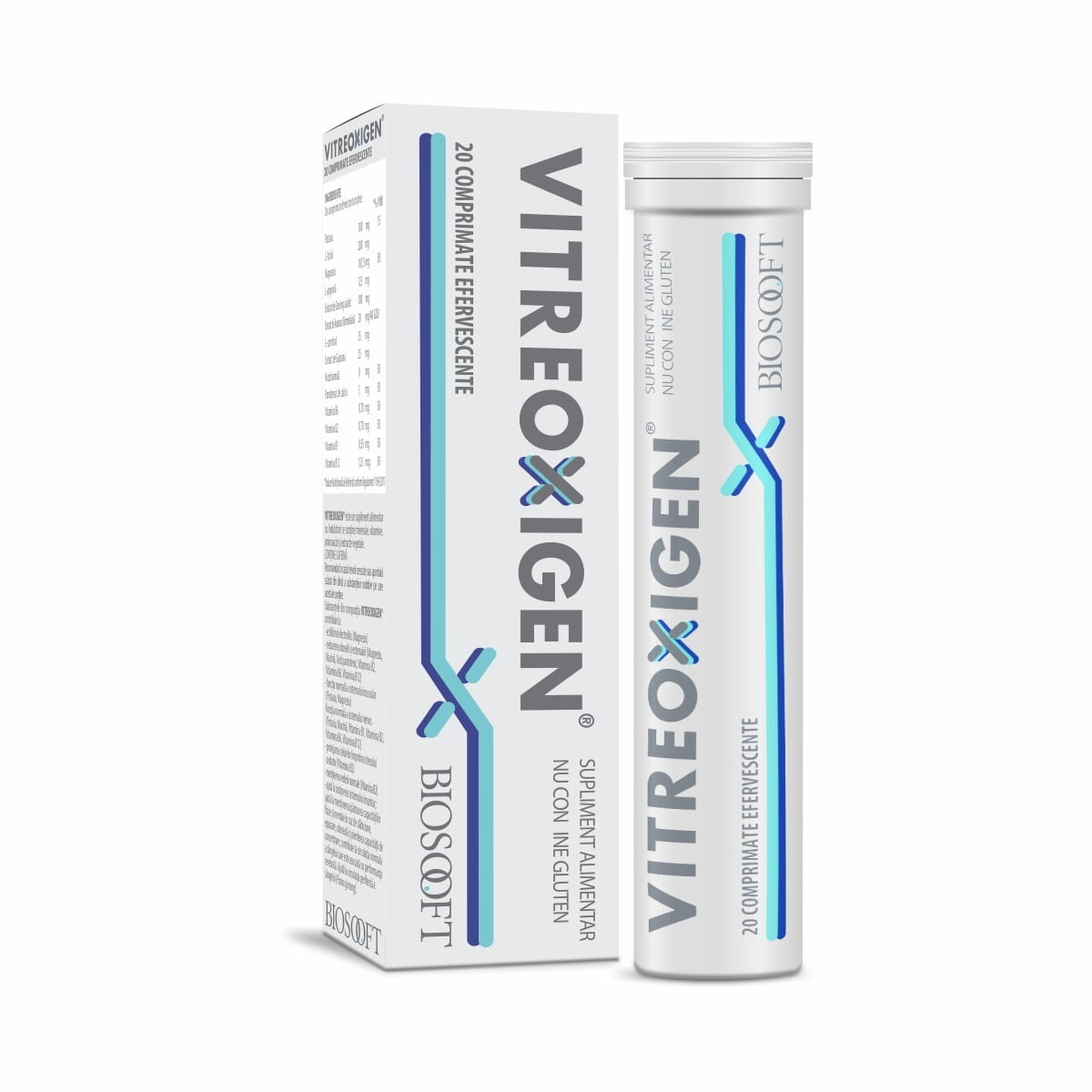Vitreoxigen Vitreoxigen, 20 comprimate, Biosooft Italia