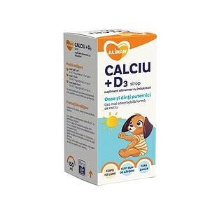 Alinan Calciu D3 sirop, 150 ml, Fiterman